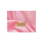 Nida Jewelry Altın Kaplama Melek Sayısı 888 Gümüş Kolye