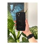 Nida Jewelry Kabartmalı Parlak Kalp Detaylı İsimli Iphone Telefon Kılıfı
