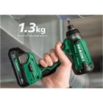 Nidage 2.0 - 2.4 Ah 18 Volt Hitachi WH18DA 18V 2.0 Ah 140 Nm 4-8 mm Akülü Darbeli Vidalama Takım Çantalı 2