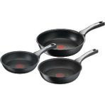 Nidage Döküm 6x Unlimitedone Indüksiyon Tabanlı 3'lü Tava Seti Tefal 20 24 28CM Yapışmaz Taban Granit 3 Pa - --
