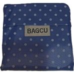Nidage Mavi Katlanabilir Market Pazar Kamp Plaj Cep Çantası 34 x 48