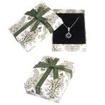 Nideen 2 adet 9 x 7 x 3 cm takı hediye kutusu, hediye kutusu, küçük takı kutusu, kapaklı, kolye, bileklik, yüzük için