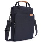 NIDOO 13 inç MacBook Air Pro M1 M2 / 12,9 inç iPad Pro M2 M1 / 13 inç Surface Pro X 7 8 9 için Laptop Omuz Çantası, Dikey Bilgisayar Kılıfı Taşıma Çantası Messenger 13,3 inç Galaxy Pro 360 / Tab S8+ /