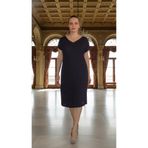 Nidya Moda 4035RM Mürdüm Büyük Beden Simli Kadın Abiye Elbise