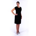 Nidya Moda 4035YS Siyah Dantel Kadın Elbise