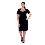 Nidya Moda Büyük Beden Siyah Taş Nakışlı Abiye Elbise s