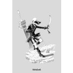 NieR Automata 9S Notebook: Journal, 6x9 120 Pages, Lined College Ruled Paper, Planner, Matte Finish Cover, Diary