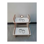 Nifi Art Mdf Basamak Tabure Çocuk Bebek Banyo Wc Lavabo Merdiven Yükseltici