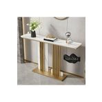 Nifory 520-0139 Ahşap Detaylı Metal Giriş Dresuar 80x30x80h