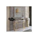Nifory 520-0155 Metal Ayaklı MDF Tablalı Dresuar Giriş Hol Konsol 120x30x80h