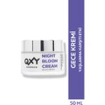 Night Bloom Cream - Yaşlanmaya Karşı Onarıcı Gece Kremi - Soft Touch - Hyaluronic Acid + Shea Butter + Collagen - Cam Kavanoz 50 ml