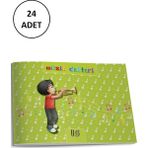 Night Shop Umut Müzik Defteri A5 30 Yaprak 24 Adet