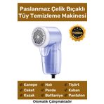 Nightwatchers Deluxe Şarjlı Kablolu Tiftik Kazak Tüy Toz Takım Elbise Halı Otomatik Mavi Tüy Temizleme Makinesi