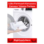 Nightwatchers Deluxe Serisi Özel Fermuarlı Koruyucu Leke Çıkartıcı Ayakkabı Çamaşır Yıkama Torbası Filesi 4 Adet