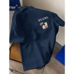 Nıgrum Pardus Puzzle Parçası Baskılı Bisiklet Yaka Erkek Çocuk Pamuk T-Shirt - Lacivert - 6 Yaş