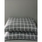 Niğtex 2 Adet fermuarlı 50X70 cm Yastık Kılıfı - Antrasit Gri