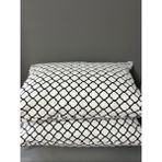 Niğtex 2 Adet fermuarlı 50X70 cm Yastık Kılıfı - Beyaz - Gri