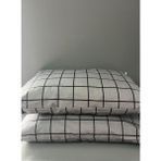 Niğtex 2 Adet fermuarlı 50X70 cm Yastık Kılıfı - Gri - Siyah