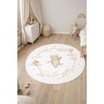Nihai Ev Dijital Kaymaz Yıkanabilir Sevimli Ayıcık Soft Boho Çocuk Halısı Oyun Halısı