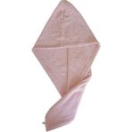 Nihal Ev Tekstil Havlu Saç Bonesi - 21 x 65 cm - Açık - Pembe