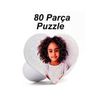 NiHavEs STAR Kişiye Özel Kalpli Fotoğraflı Yapboz Puzzle - 80 Parça A4 Resimli Pazıl Yapboz Sevgili Hediye
