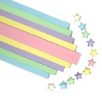 NiidodKatzi 1620 yaprak yıldız origami, renkli dekoratif kağıt şeritler, şanslı yıldız kağıt şeritler, kendin yap el sanatları için kendin yap origami yıldız kağıt şeritler, okul öğretimi origami yıldız kağıt
