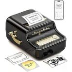 NIIMBOT B21 Etiket Makinesi Mürekkepsiz Bluetooth Etiket Yazıcısı, Küçük İşletmeler için 2 İnç Taşınabilir Termal Yazıcı, Adres, Logo, Giyim, Posta, Mumlar, Takı, Hediye için Etiket Yazıcısı, Siyah