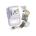 NiiMbot B21 Pro Etiket Makinesi, 300DPI HD Etiket Yazıcı, Mor, Fotoğraflar, Notlar ve Grafikler için İdeal