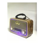 Nikadu Everton RT-301 Nostaljik Görünümlü Bluetoothlu Mp3 Çalar Radyo Müzik Kutusu Kırmızı RT301