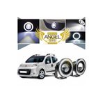 Nikadu Fiat Fiorino Uyumlu, Universal Mercekli Led Angel Sis Farı, 76Mm Beyaz Renk