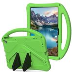 Nikaque Google Pixel Tablet için Çocuk Kılıfı 11 inç 2023 Serbest Bırakma Tablet Kılıfı, Çocuk Dostu, Standlı Kol, EVA Hafif Koruyucu Kapak, Yeşil