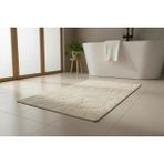 Nikar Home Krem Beyaz Dokuma Makine Kilim Kaymaz Taban Oturma Salon Mutfak Çocuk Oda Yolluk Banyo - 60 x 100 cm