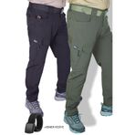 Nikbin 2 ADET TAKTİK OUTDOOR PANTOLON LİKRALI (YAZLIK) siyah-hakiyeşil