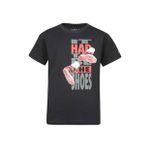 Nike 95B140-023 Jdb The Shoes Ss Tee Bisiklet Yaka Normal Kalıp Baskılı Siyah Erkek Çocuk T-Shirt