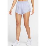 Nike AeroSwift Dri Fit ADV 3" Mid Rise Brief Lined Running Short Kadın Pileseli Slip Astarlı Koşu Şortu Açık Mavi