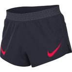 Nike Aeroswift Dri-Fit ADV Koşu Şortu Astarlı Erkekler için (yakl. 10 cm), Obsidian/Bright Crimson, FN3352-451, L