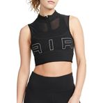 Nike Air Dri-FIT 1/4 Fermuarlı Sıkı Kesim Kadın Crop T-shirt