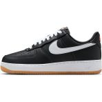 Nike Air Force 1 07 Lv8 Af1 Leather Unisex Sneaker Hakiki Deri Günlük Spor Ayakkabı Siyah