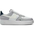 Nike Air Force 1 '07 Lx Leather Unisex Sneaker Hakiki Deri Günlük Spor Ayakkabı Beyaz Gri - Beyaz - Açık Gri
