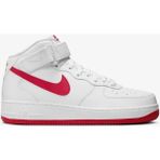 Nike Air Force 1 '07 Mid Leather Sneaker Deri Yüksek Bilek Günlük Spor Ayakkabı Beyaz