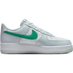 Nike Air Force 1 '07 Unisex Leather Hakiki Deri Sneaker Erkek Ayakkabı Beyaz Yeşil Swoosh