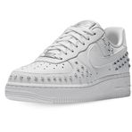 Nike Air Force 1 '07 XX Low AF1 ''Star Studdet'' Leather Womens Sneaker Yıldız Perçinli Hakiki Deri Kadın Günlük Spor Ayakkabı Beyaz