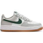 Nike Air Force 1 Af1 Gs Leather Unisex Sneaker Green Swoosh Hakiki Deri Günlük Spor Ayakkabı Beyaz Açık Yeşil - Beyaz - Açık Yeşil