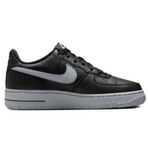 Nike Air Force 1 AF1 Leather Unisex Black Sneaker Hakiki Deri Günlük Spor Ayakkabı Siyah