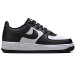 Nike Air Force 1 AF1 Leather Unisex Sneaker White Black Hakiki Deri Unisex Günlük Spor Ayakkabı Beyaz Siyah
