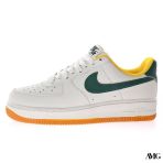 Nike Air Force 1 Cj6065-501 Low Yellow Green White Erkek Spor Ayakkabı
