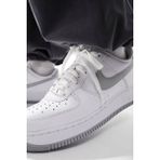 Nike Air Force 1 Low Af1 Unisex Leather Sneaker Hakiki Deri Unisex Günlük Spor Ayakkabı Beyaz Gri