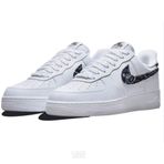 Nike Air Force 1 Low DH4406-101 Paisley Beyaz Siyah Erkek Spor Ayakkabı