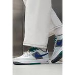 Nike Air Force 1 Lv8 1 Leather Sneaker Unisex Hakiki Deri Günlük Spor Ayakkabı Beyaz Renkli - Beyaz - Gri