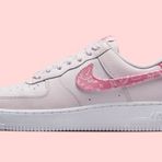 Nike Air Force 1 Pink Paisley Kadin Spor Ayakkabi